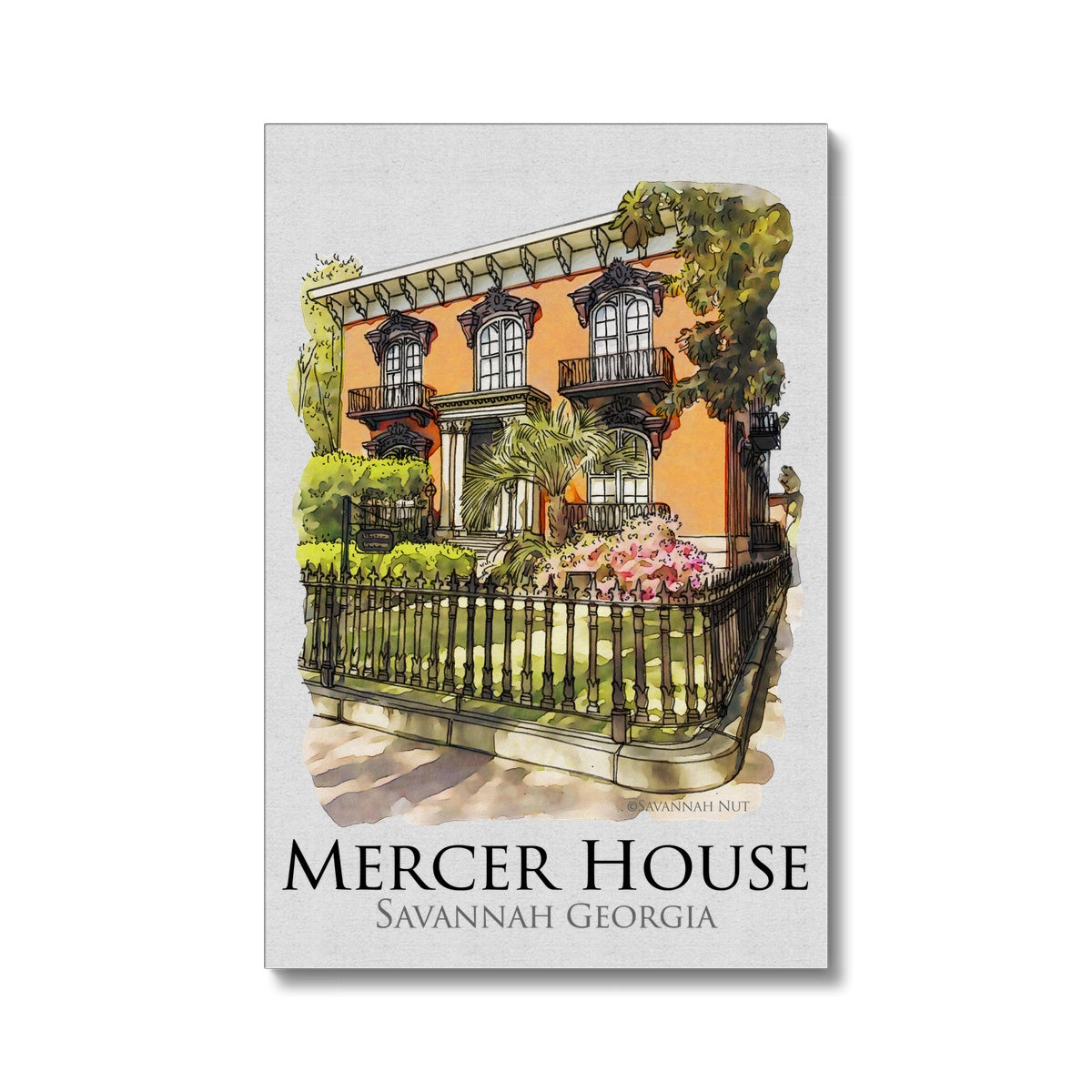 Mercer House Savannah Georgia Eco Canvas