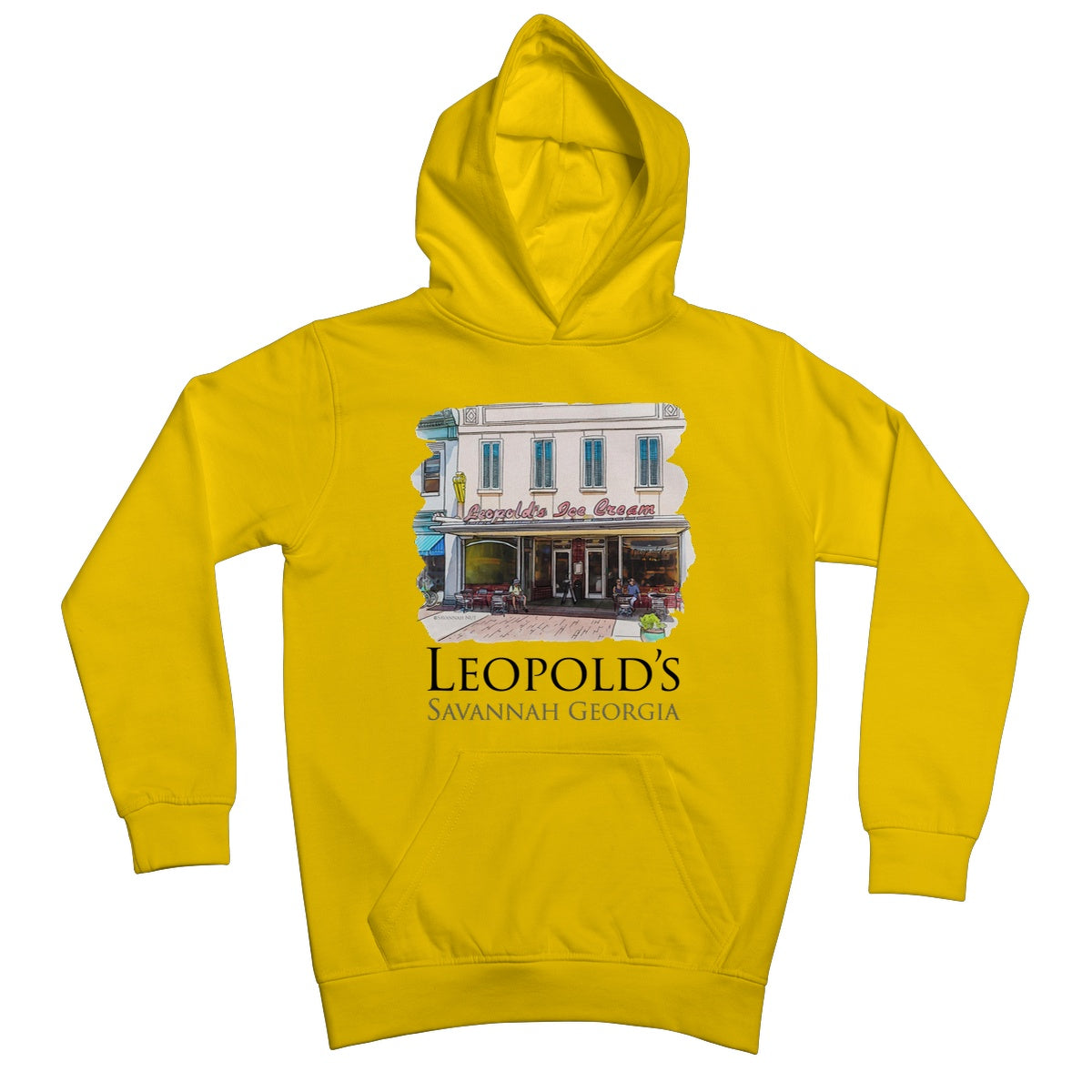 Leopold's Ice Cream Savannah Kids Hoodie