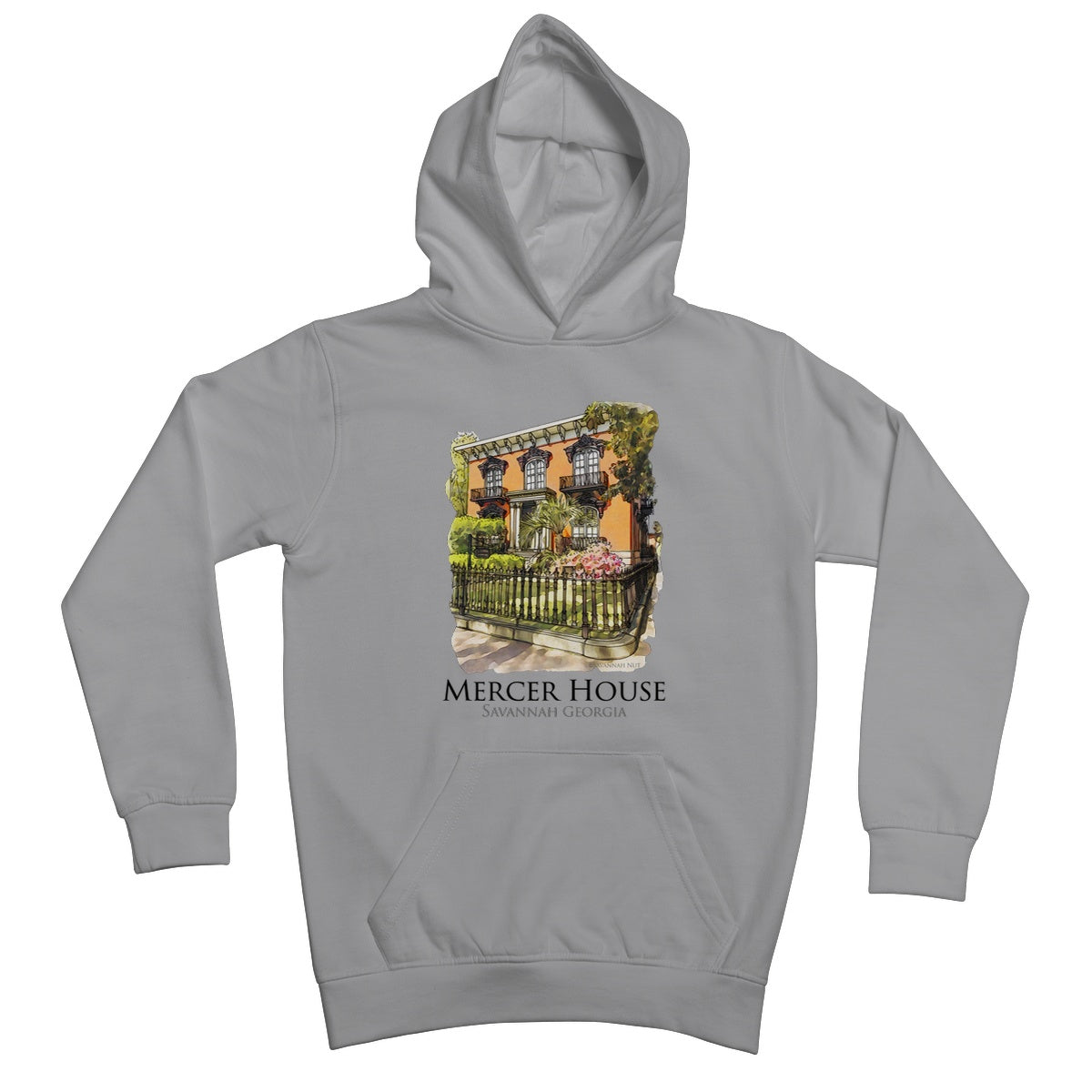 Mercer House Savannah Georgia Kids Hoodie