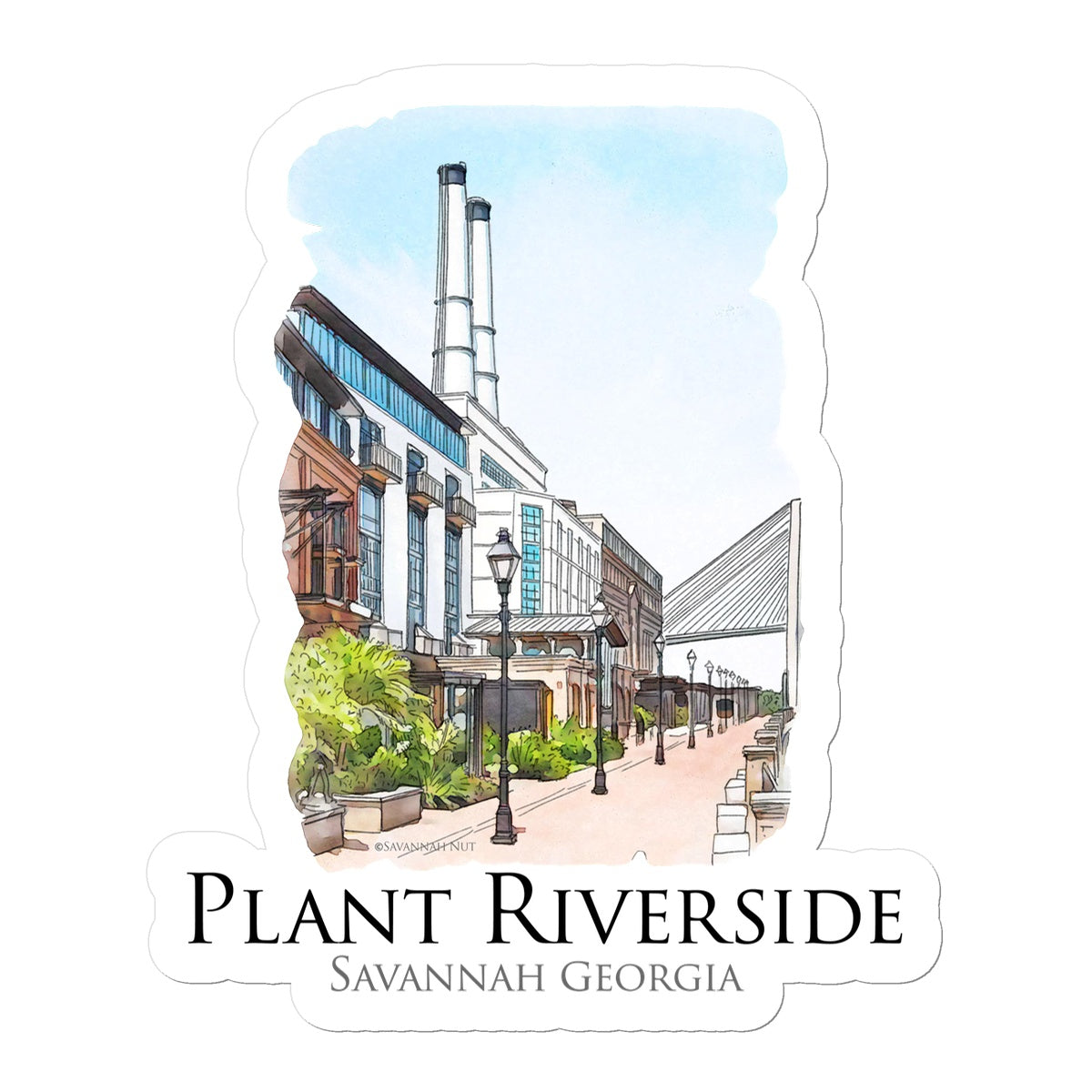 Plant Riverside Savannah Sticker