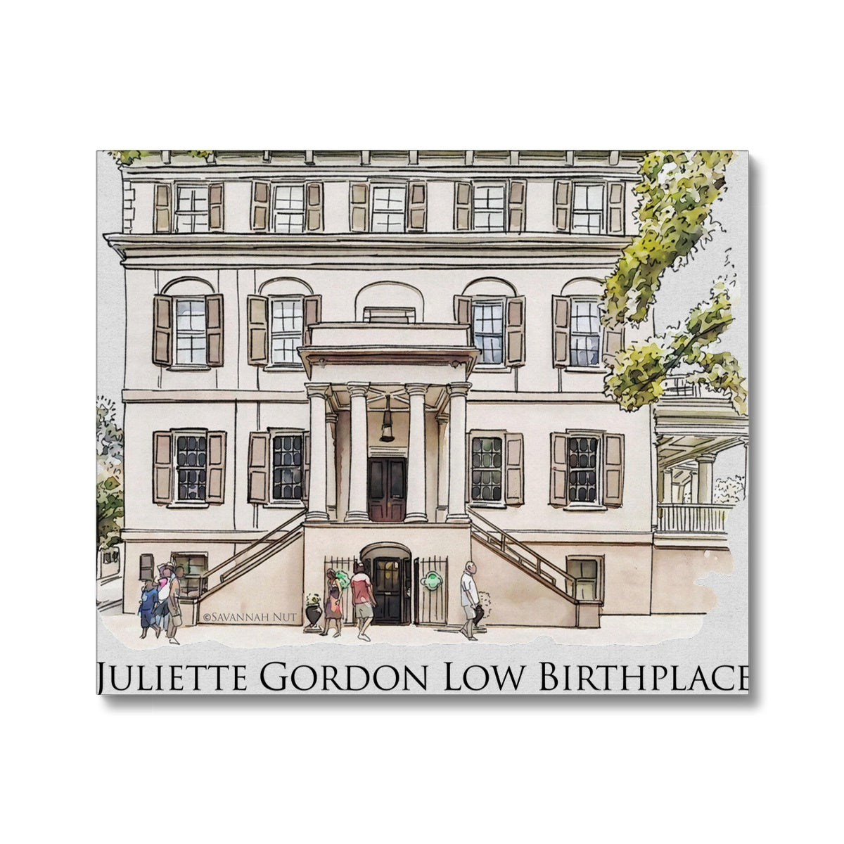 Juliette Gordon Low Birthplace Savannah Canvas