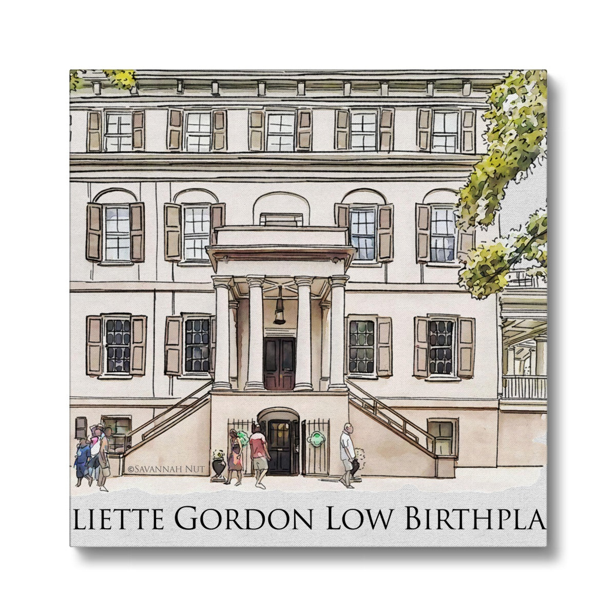 Juliette Gordon Low Birthplace Savannah Eco Canvas