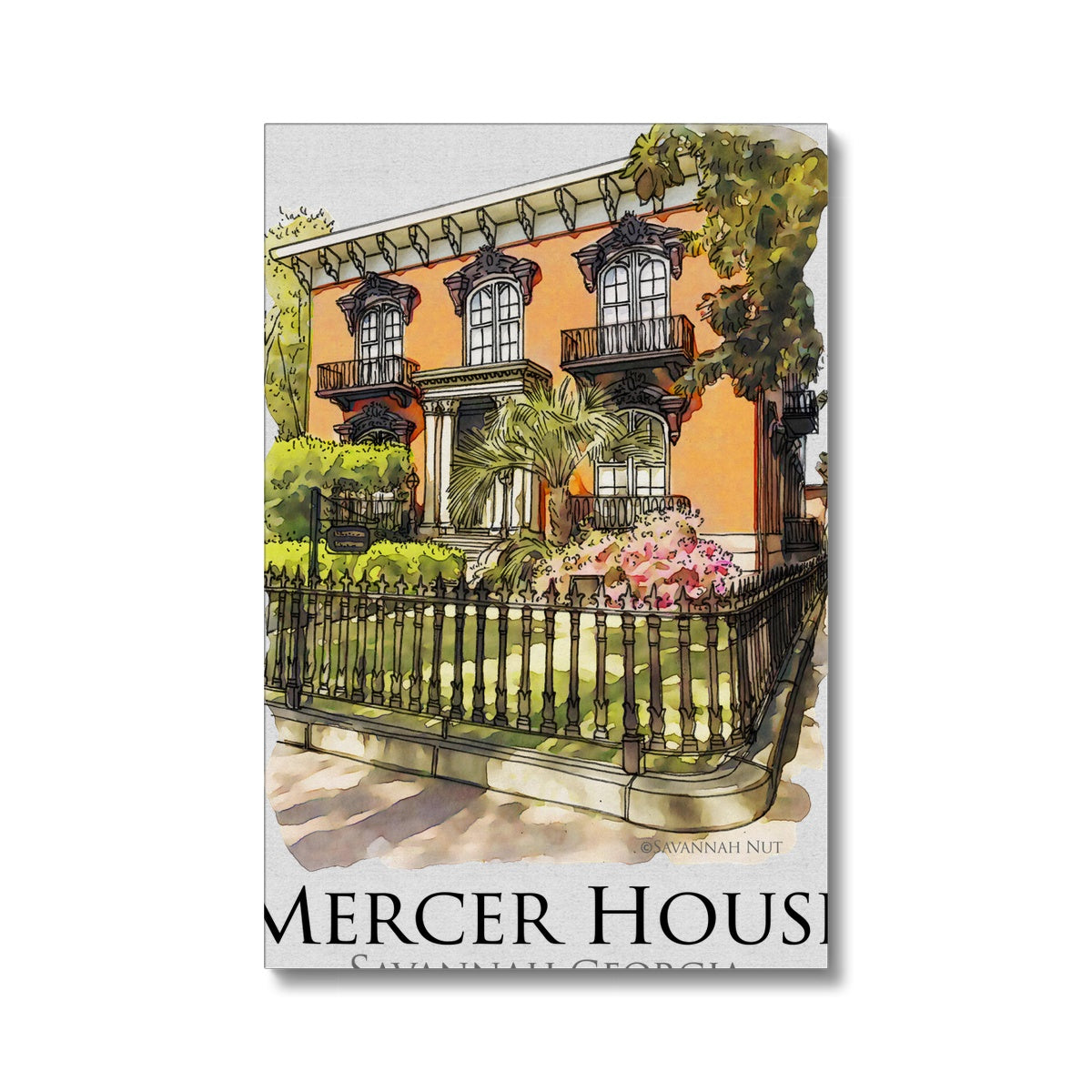 Mercer House Savannah Georgia Eco Canvas