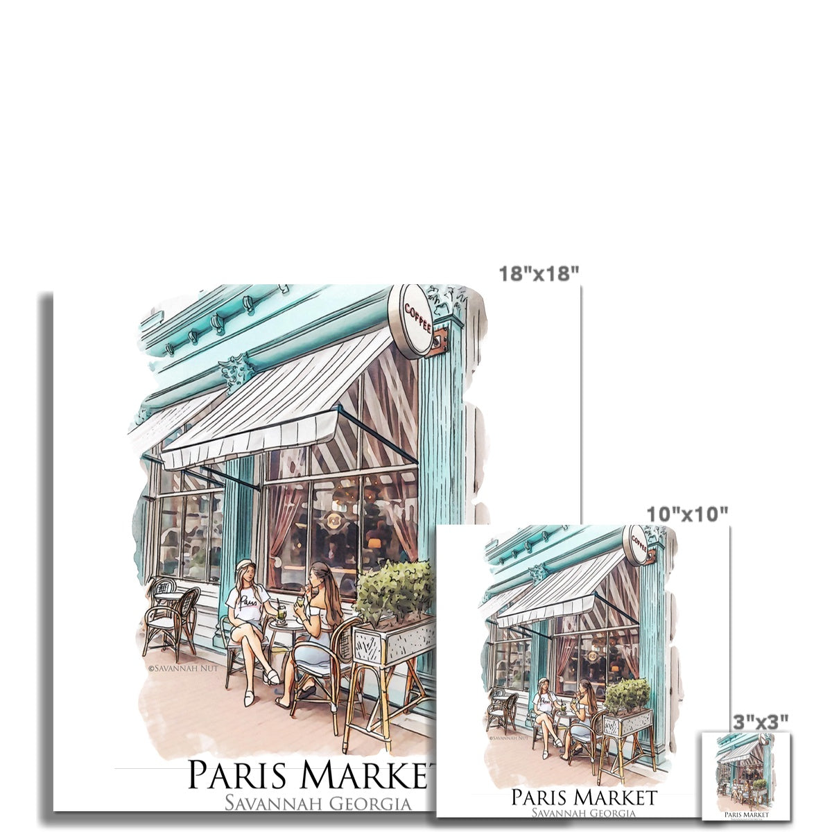 Paris Market Savannah C-Type Print