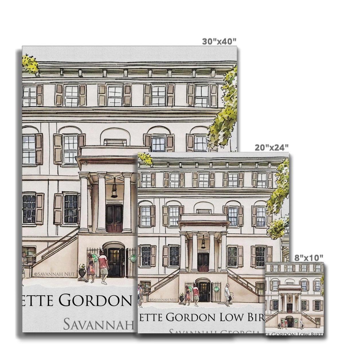 Juliette Gordon Low Birthplace Savannah Canvas