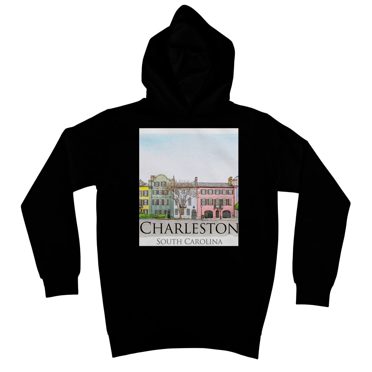 Charleston Rainbow Row Kids Hoodie