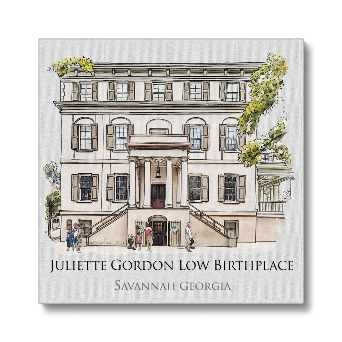 Juliette Gordon Low Birthplace Savannah Eco Canvas