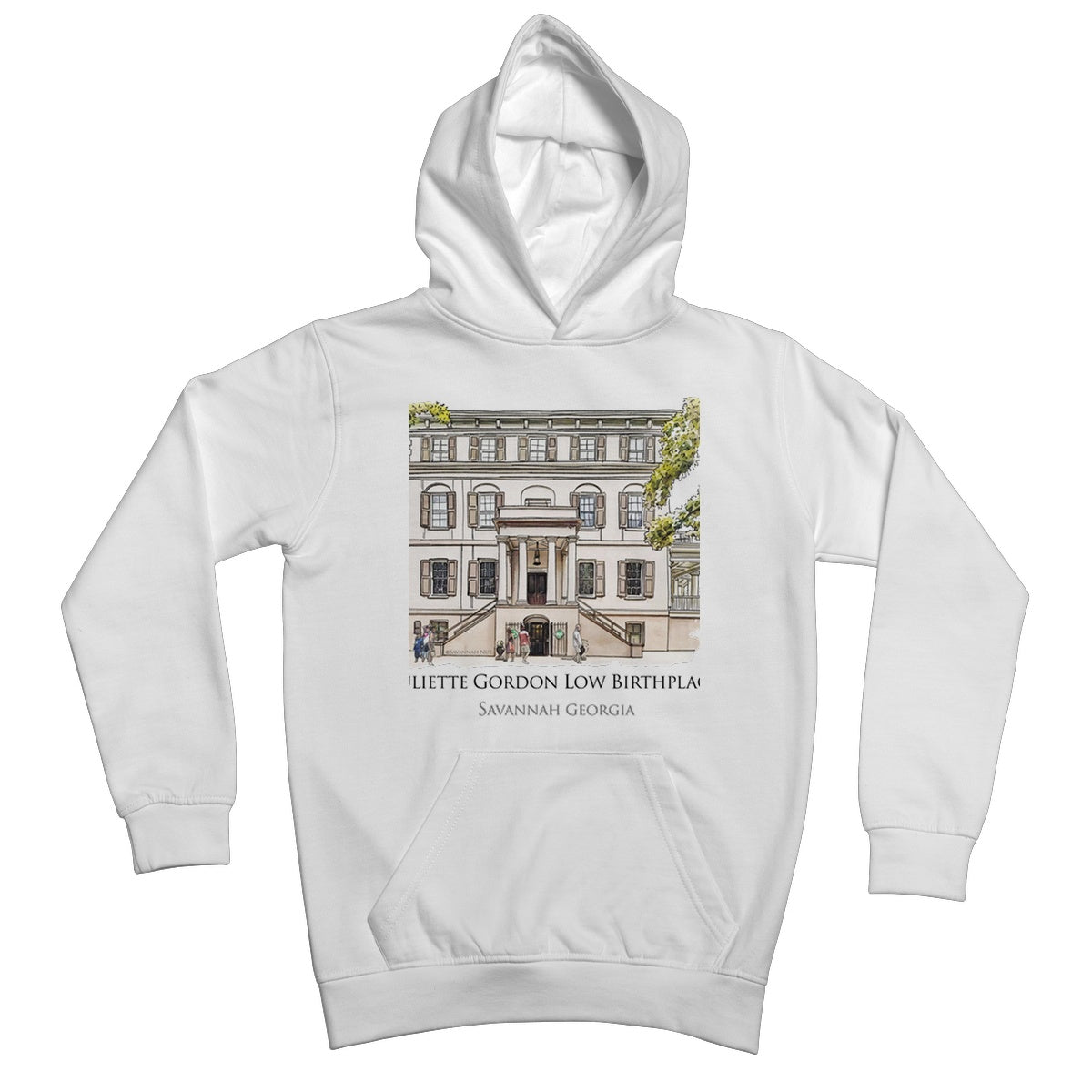 Juliette Gordon Low Birthplace Savannah Kids Hoodie