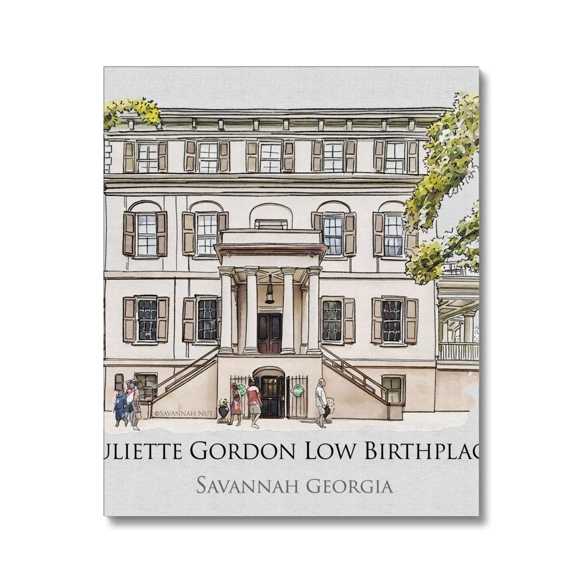 Juliette Gordon Low Birthplace Savannah Canvas