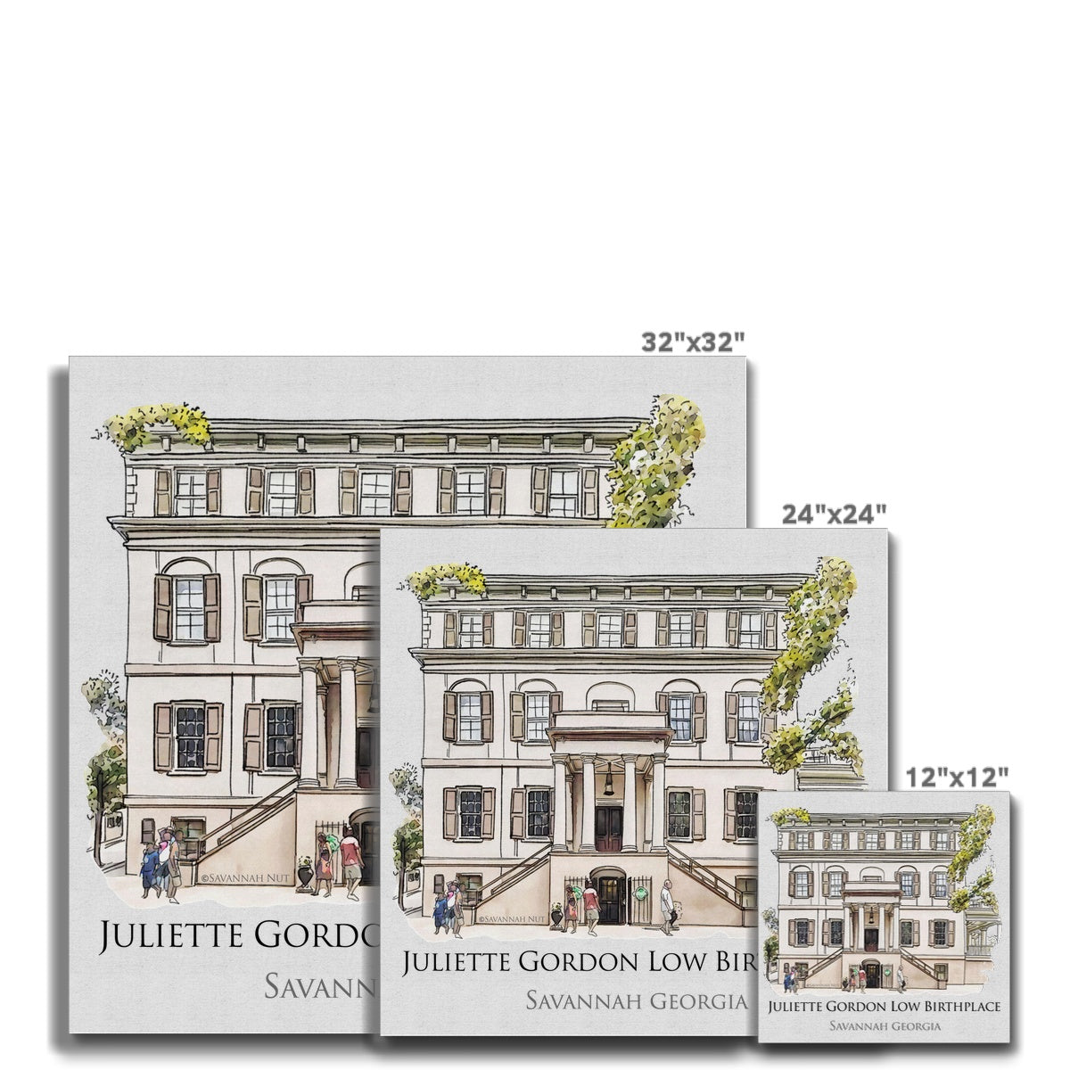 Juliette Gordon Low Birthplace Savannah Canvas