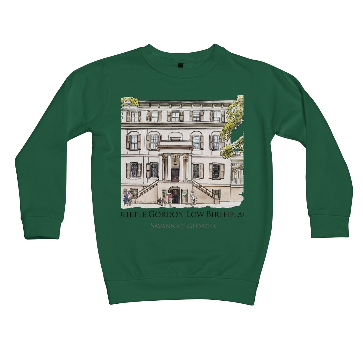 Juliette Gordon Low Birthplace Savannah Kids Sweatshirt