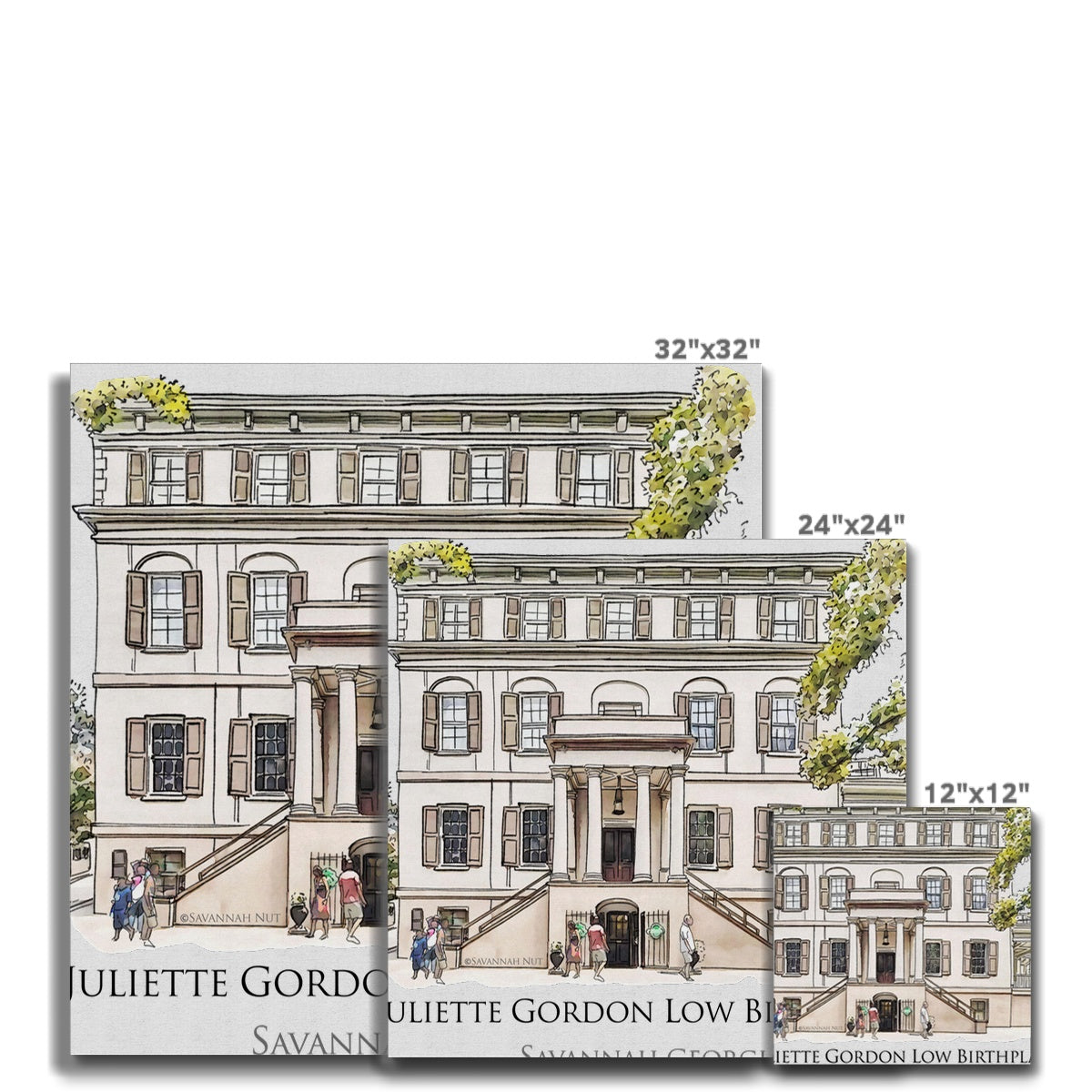 Juliette Gordon Low Birthplace Savannah Canvas