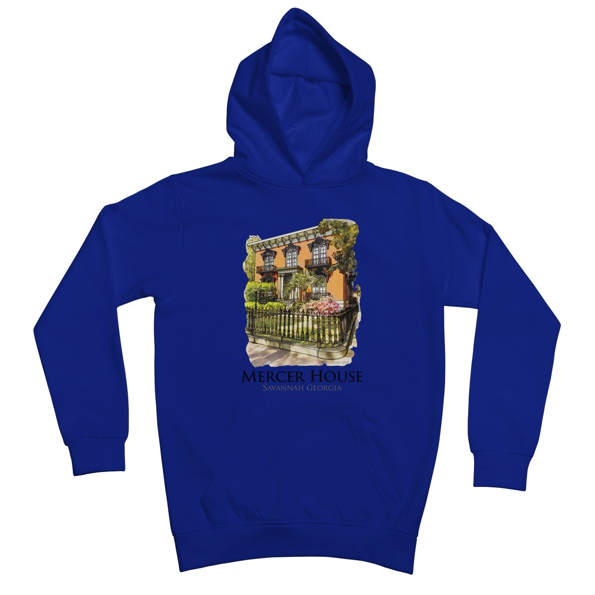 Mercer House Savannah Georgia Kids Hoodie